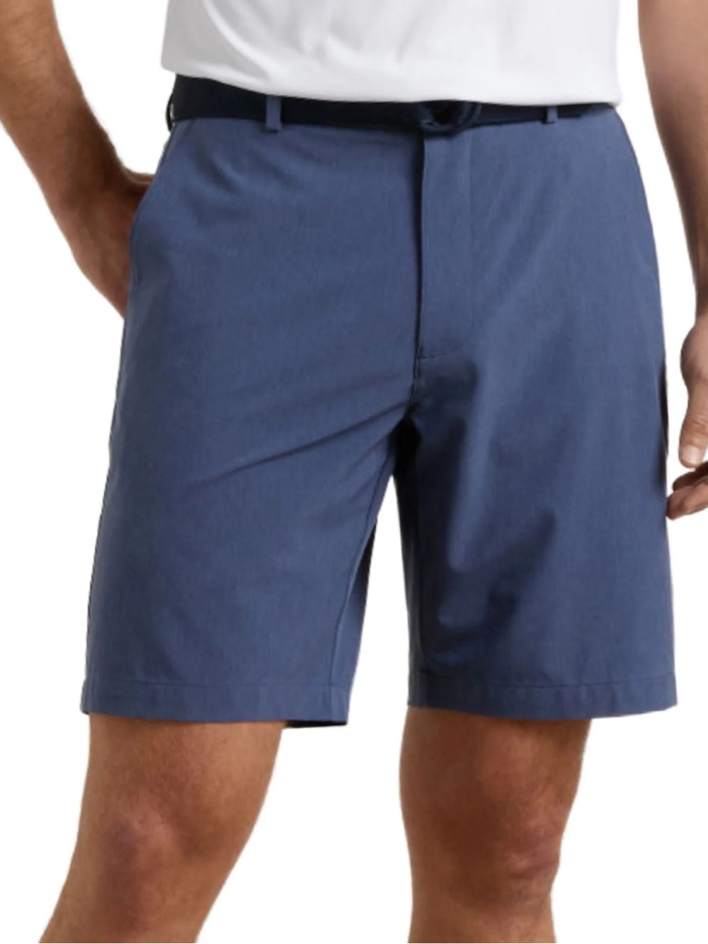 Peter Millar Men's Flat Front Performance Shorts - Navy Blue